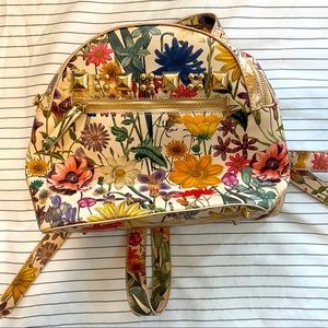 Steve Madden floral studded mini backpack